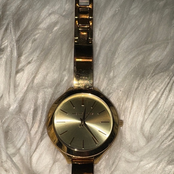 Michael Kors Gold Tone Minimalist Bracelet Watch main image 11